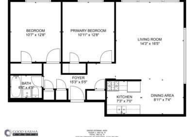 Graham/Hale 2-bedroom floorplan